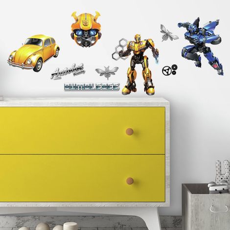 Stickers Transformers - modèle Bumblebee Autobot (1/3)