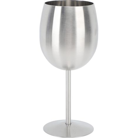 Weingläser mit Edelstahlstiel, robuste Gläser aus Edelstahl 304 für Partys, Büro und Hochzeitsjubiläen.