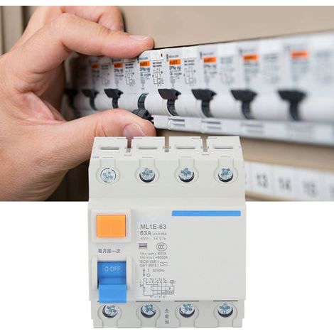 Disjoncteur différentiel miniature BERM® ML1E-63 3P+N 63A 400V (1/5)