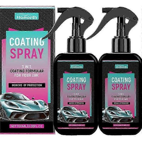 Spray de protection Limlex pour voitures, kit de detailing auto 1/2/3x, ensemble d'entretien automobile Limlex Platinum avec revêtement protecteur TAILLE : 2 ensembles (1/4)