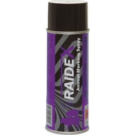 Spray de marquage Raidex 400ml séchage rapide sans contact peau