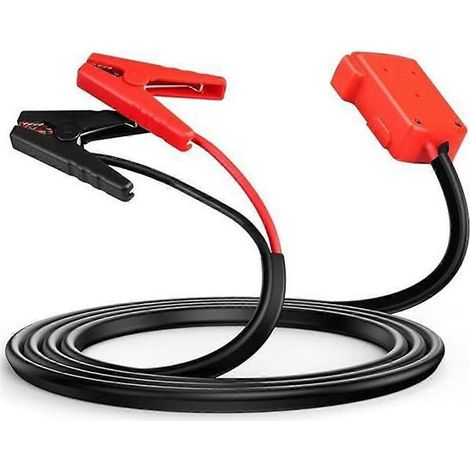 Adaptateur de batterie pour Power Wheel avec câbles de démarrage de 1,8 m et pinces de démarrage portables (1/5)