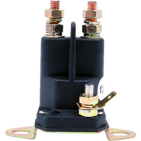 Accessoire pour tondeuse24V Solénoïde du démarreur Utilisation de commutateur magnétique de Tondeuse à Gazon de solénoïde Universel de démarreur Partie pour des Accessoires