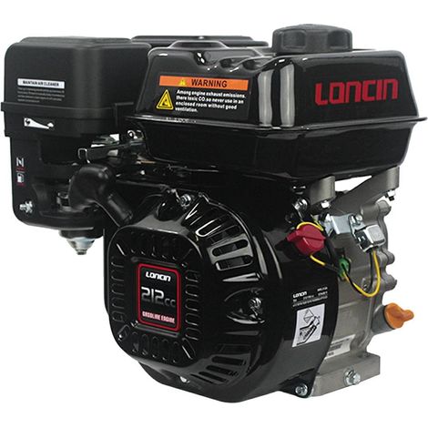 7 HP LONCIN G210 F T/Q Motore Benzina Albero Cilindrico 19,05 mm
