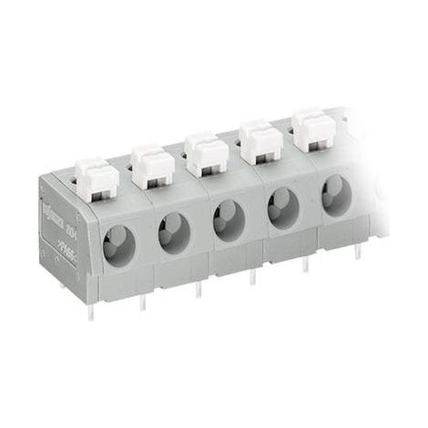 Bornier à ressort WAGO 804-306 2.50 mm² Nombre de pôles 6 gris, blanc 1 pc(s) (1/2)
