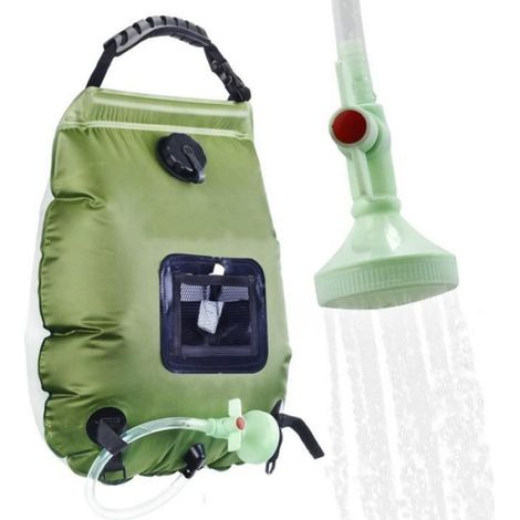 Sac De Douche Solaire - 20 L - Chauffe Eau Par Soleil Jusqu'à 45 °C - Pour Camping Randonnée Escalade Extérieur - 1 Pièce (1/4)