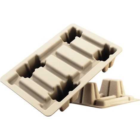 FRANKEL kaiserkraft, Palette en fibre moulée, 1/4 d'euro, L x