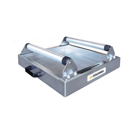 Jouanel – Dévidoir portatif pour bobines 500-1250mm – Charge max 500 kg – Socle acier zingué anticorrosion – Entraxe réglable