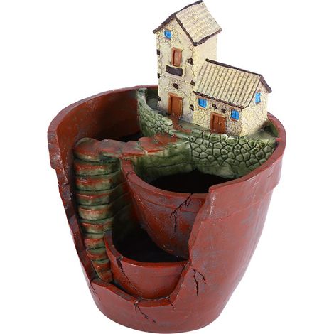 1 pot de fleur en résine forme jardin suspendu pour plantes succulentes, décoration extérieure tendance (1/5)