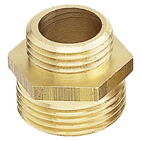 Anquier – Raccord de robinetterie mâle réduit 1/2-3/8 – Laiton – Filetage 15-12 – Raccord à visser standard