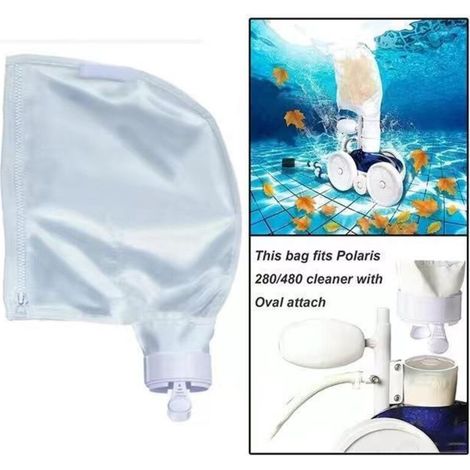 Lot de 3 sacs de rechange avec fermeture éclair compatibles avec Polaris 280 480 Sacs en maille nylon multifonctions K13 K16 Polaris (1/5)