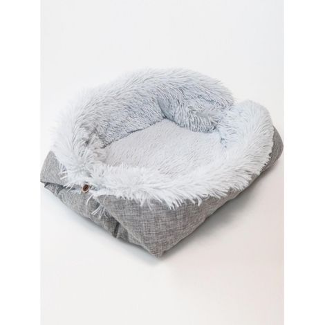 Tapis en peluche auto-chauffant 2 en 1 pour chats et petits chiens - Couverture douce pour une utilisation intérieure et extérieure (1/5)