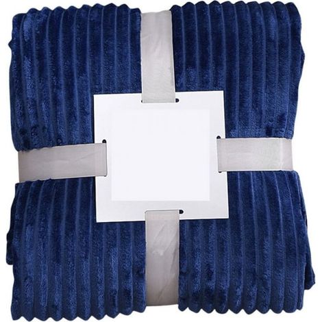 Manta de microfibra de poliéster suave y ligera, resistente a las arrugas, para sofá cama y camping. (1/5)