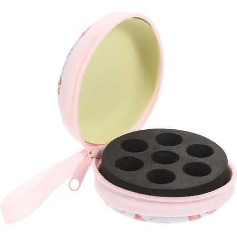 Aufbewahrungsbox aus Weißblech für 1-ml- und 2-ml-Fläschchen mit ätherischen Ölen Tragbar, strapazierfähig, reisefreundlich, geeignet für Fläschchen mit ätherischen Ölen (raffiniertes Öl) (1/5)