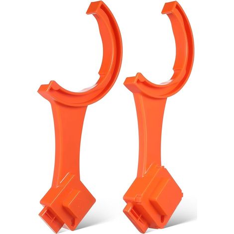 Clé pour tuyaux d'évacuation de camping-car, de conception ergonomique, destinée à raccorder et à déconnecter les raccords de tuyaux d'évacuation, en ABS robuste (1/5)