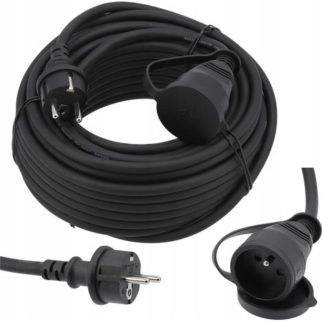 Robustes Baustellen Verlängerungskabel 10 m 3x1,5 mm², IP44