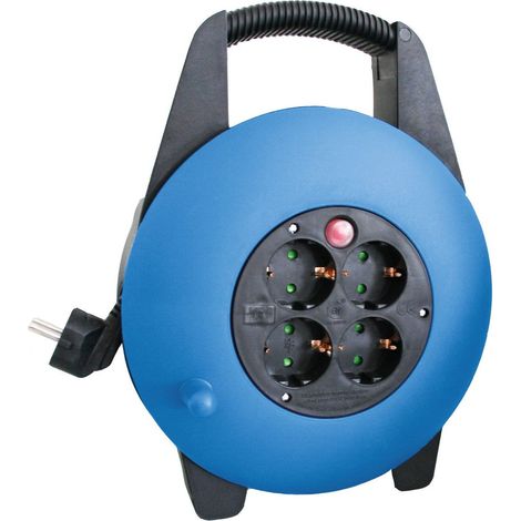 Kabelbox Kabeltrommel 15m 230V H05VV-F 3G1,5 IP20