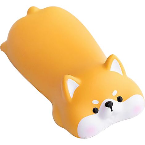 Coussin de poignet clavier style animal cartoon, repose-poignet souple confortable anti-fatigue pour jeu maison bureau, motif Shiba Inu (1/5)