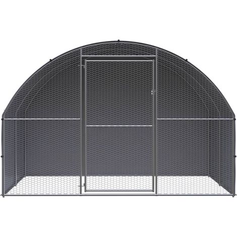 Maison Exclusive - Outdoor-Hühnerstall 3x2x2 m Verzinkter Stahl