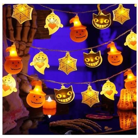 Halloween LED Garland - 20 Multicolor Lights - 3 Meters - IP65 Waterproof (1/4)