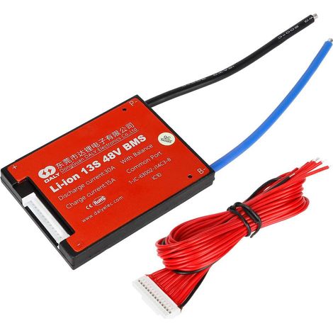 Carte de protection de batterie au lithium, phosphate de fer 36 V, lithium ternaire 48 V 18650, série de 4 cellules, équilibrage de charge/décharge 3S, véhicule électrique 3,7.