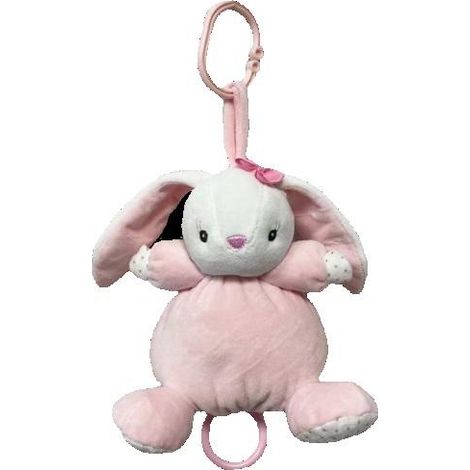 Hasen-Spieluhr mit Schleife, 18 cm