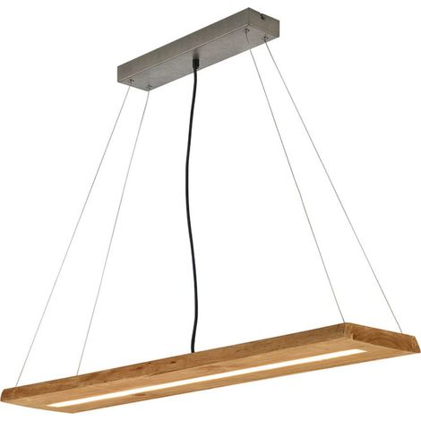 [NEUWERTIG] B-Ware Trio Led Pendelleuchte Brad Holzfarbig Hängeleuchte Deckenlampe Deckenleuchte26 (1/2)