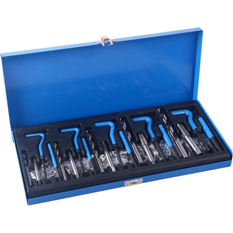 Kit de réparation de Filetage 151 pièces avec Manchons hélicoïdaux métriques M5 M6 M8 M10 M12 en Acier Inoxydable (1/5)