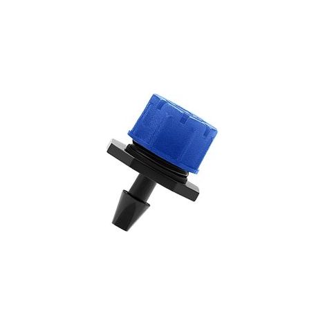Goutteur Irrigation Réglable, 50 Pcs Arroseurs D'arrosage Réglables à 360 °, 8 Trous Micro Gicleurs Emetteur Goutte Système, Tête de Gicleurs D'irrigation pour Parterres de Home Garden Patio (Bleu) (1/5)