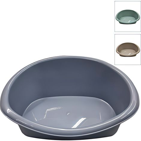 Lit en plastique pour chiens et chats, durable et facile à nettoyer, 3 couleurs. (1/2)