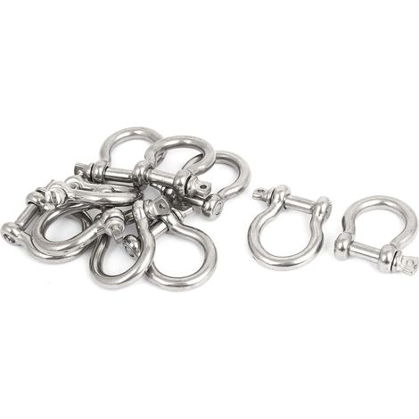 M6 Edelstahl D Ring Schäkel U Lock Drahtseil Verschluss 10 Pièces (cc69a51292e1ecfffafb6f3329cf8b4b)