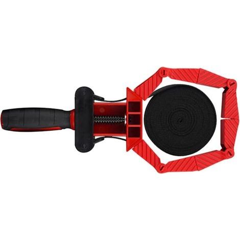Pince de Sangle de Bande de Travail du Bois Pinces à cliquets réglables avec l'usure 4M Sangles Pince de Bande d'angle Outil de d'étau à Onglet pour Le Travail du Bois (1/5)