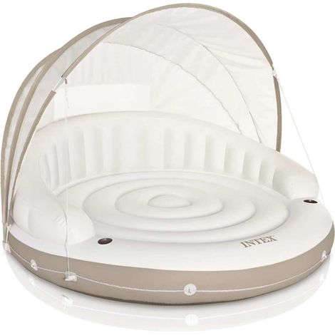Lettino Galleggiante con Baldacchino 199x150 cm 58292 EU INTEX (1/3)