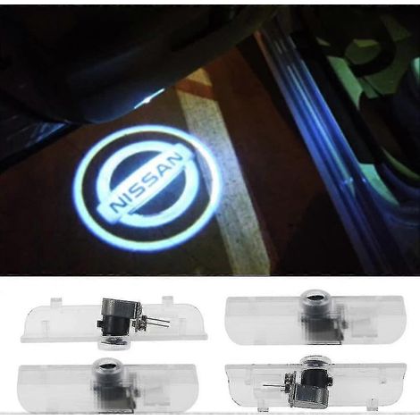 Projecteur de logo Numb, 4 pièces, éclairage de porte de voiture, éclairage de bienvenue, compatible avec les accessoires pour Nissan Altim-FCY (1/5)