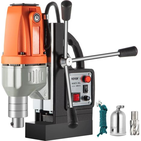 Perceuse magnétique haute puissance 220-240 V 980 W pour métaux 680 tr/min carottage 35 mm perçage et taraudage multifonction