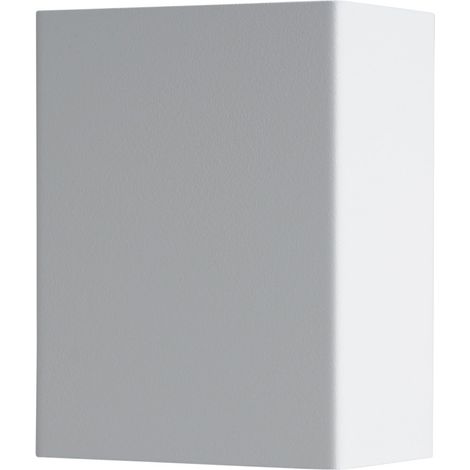 Applique Haut - Bas Metallico blanc - 3046-06
