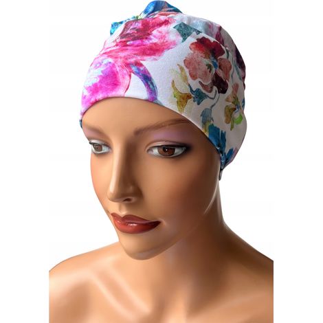 Turban Jasmina wek-414, chapeau froissé pour femmes, également adapté après une chimiothérapie. (1/5)