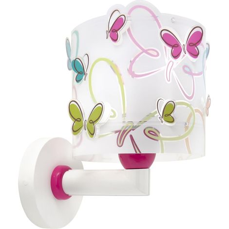 Applique Murale Enfant Butterfly Papillons Multicolore Jeunesse, 62149, E27 (1/5)