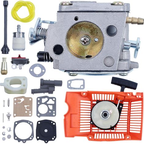 Kit réparation du démarreur à rappel avec joint d'admission de carburateur pour Husqvarna 266 268 272XP, 503615571 (1/5)