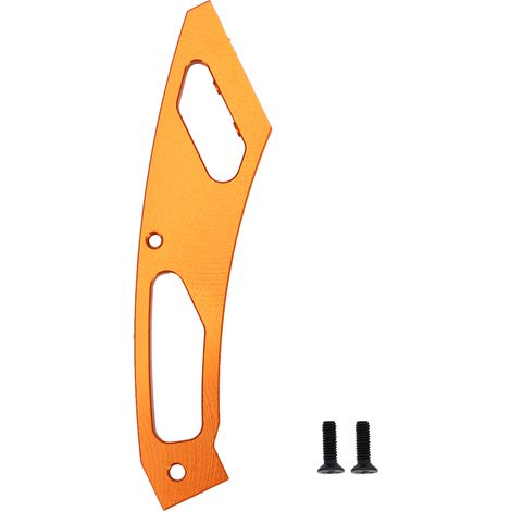 Plaque anti-flexion arrière en alliage d'aluminium pour HPI WR8 FLUX 1/8 - Compatible Ken Block Gymkhana Orange (1/5)