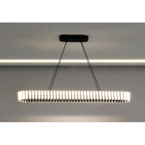 Klavia 90 Long - Lampe de salle à manger LED moderne Noir 90 cm (1/4)