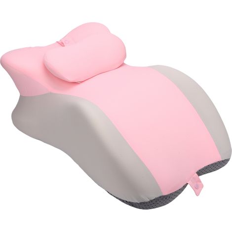 Oreiller de lecture en position couchée, soutien lombaire et abdominal, oreiller de grossesse pour dormir sur le ventre (1/5)