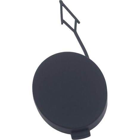 [NUNCA UTILIZADO]Tapa del gancho de remolque del parachoques delantero 1T0807241C compatible con VW Caddy III Touran 2010-2015, color negro (1/5)