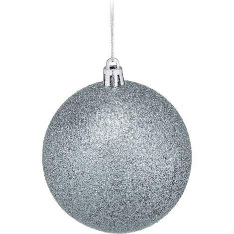 Set de 110 bolas de Navidad decorativas luminosas ambiente festivo 36 x 36 x 12 cm de plástico rojo 130015795 (1/2)