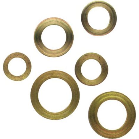 RONDELLA CERNIERA A SALDARE 513 IBFM - OTTONE MM 10X14X2 CF= PZ 25 - 1 Confezione