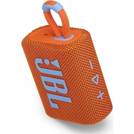 Enceinte Bluetooth sans fil étanche portable pour sport extérieur, course à pied, orange