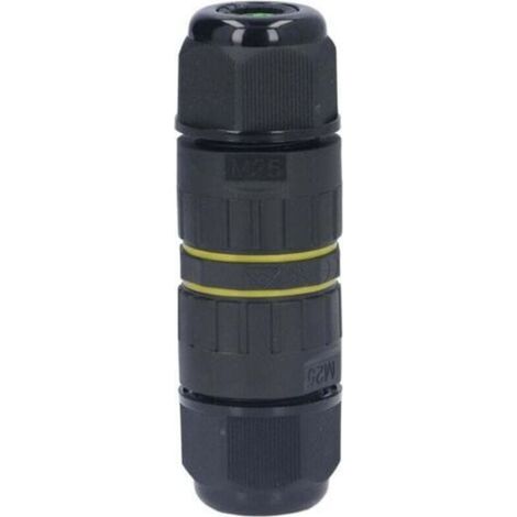 Connecteur étanche 5 fils, M25 IP68Prise étanche Contacts en laiton hautement conducteurs dans la zone de câble incassable de 10 à 14 mm