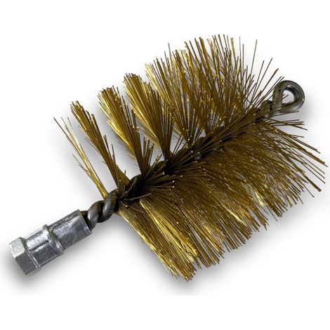 Brosse à tube PRO LAITON Ø 100 mm Raccord M12175 femelle Ame en acier torsadé Nettoyage brossage tube et canalisation Kibros 41SCL100 (1/5)
