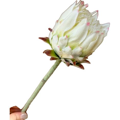 Fiore artificiale, elegante decorazione per la casa, perfetto per eventi, BIANCO (1/2)