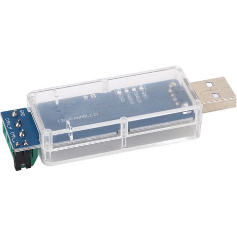 Adaptateur convertisseur USB vers bus CAN, module USB vers CAN TJA1051T/3, non isolé avec boîtier. (1/5)